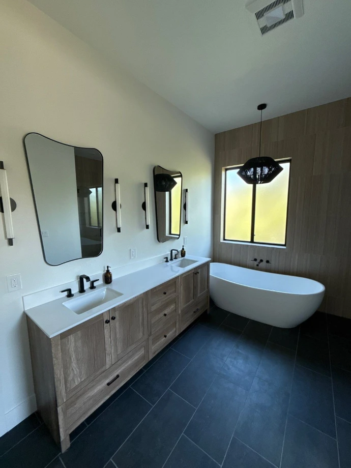 One of our remodeled bathrooms for the Saddle Back  Pass Full remodel