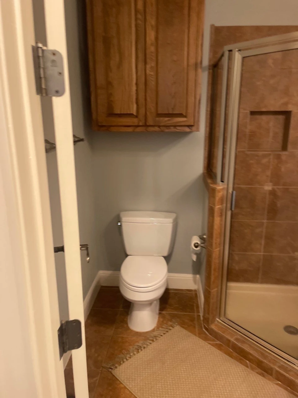 Before photo of bathroom toilet