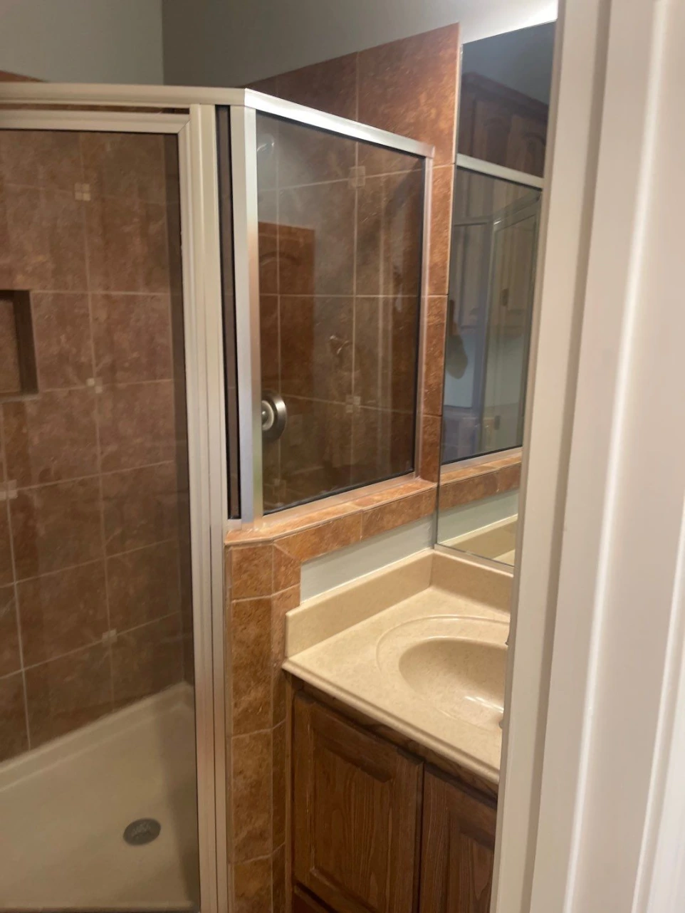 Before photo of bathroom sink