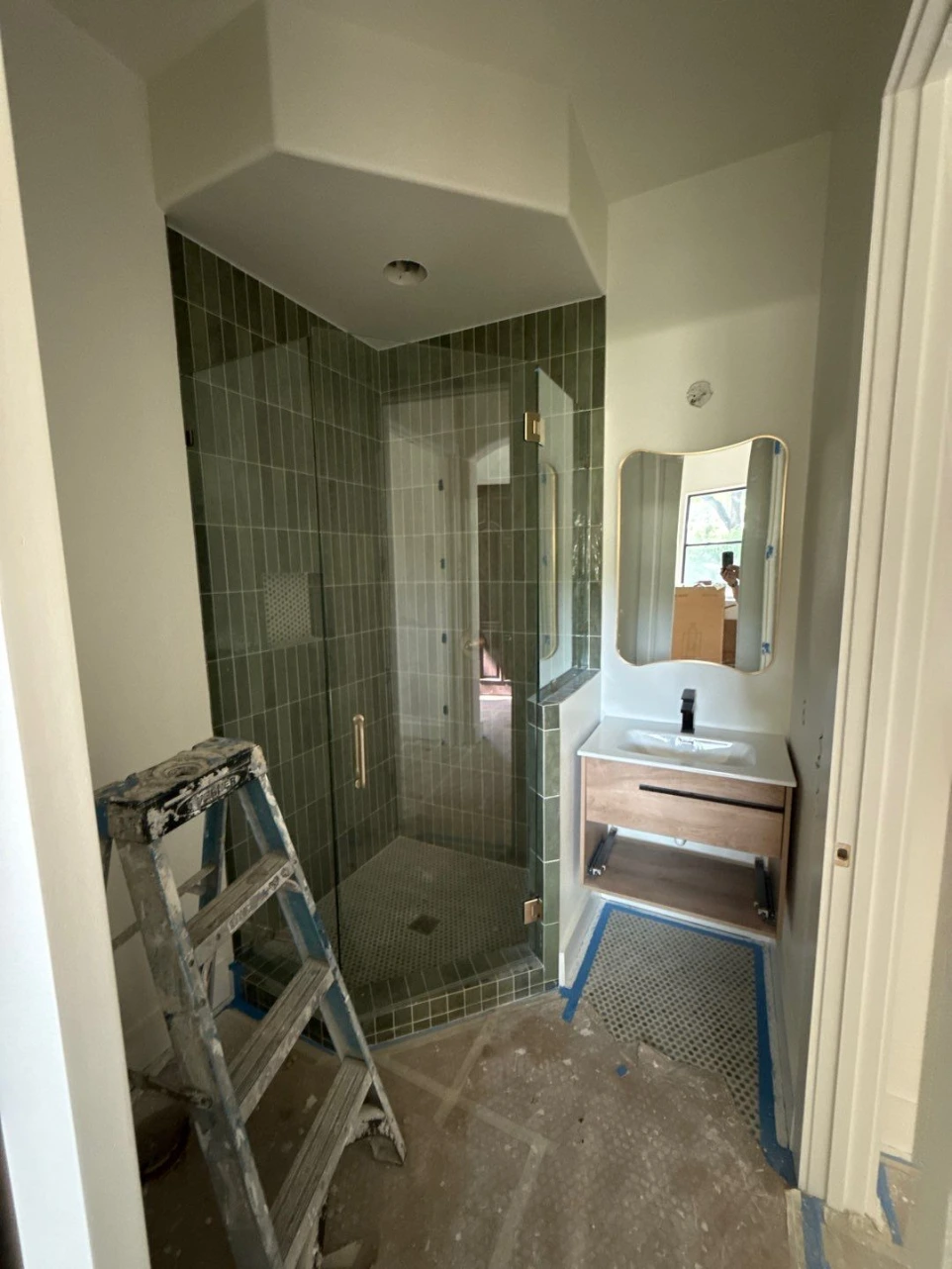 Bathroom remodeling process